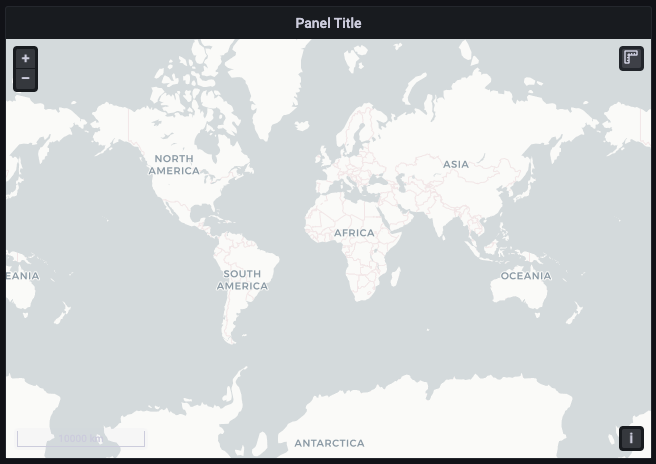 Geomap panel CARTO light example