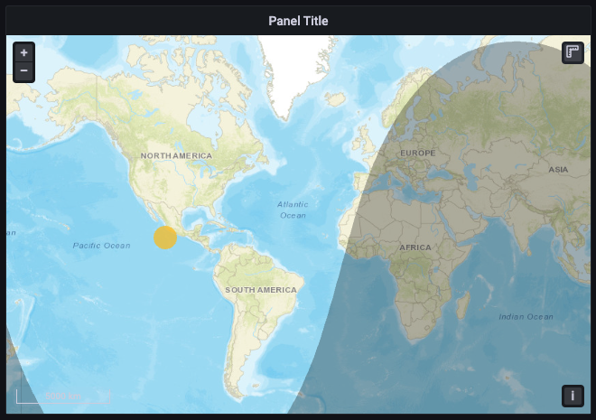 Geomap panel Night / Day