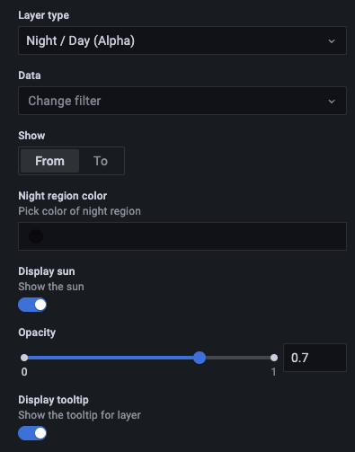 Geomap panel Night / Day options