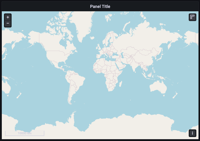 Geomap panel Open Street Map