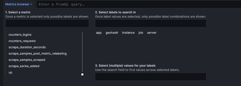 Metrics browser