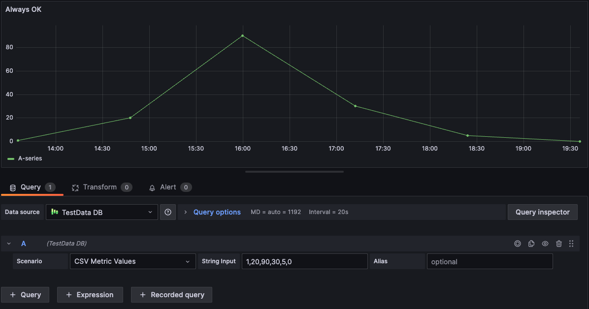 Using CSV Metric Values