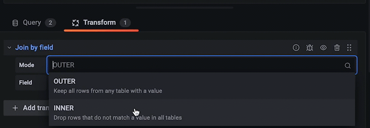 Query builder groupings for Google Cloud monitoring