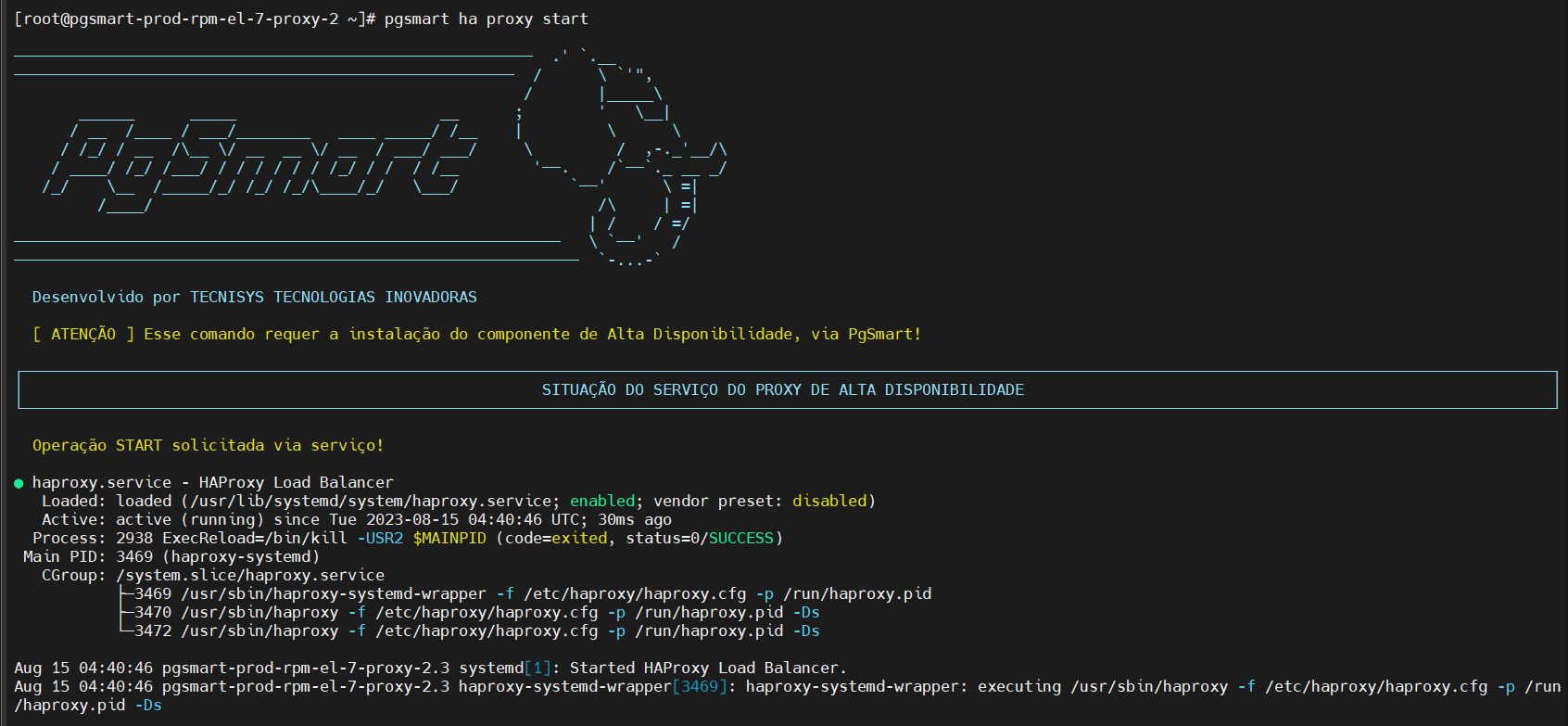 Iniciar Proxy