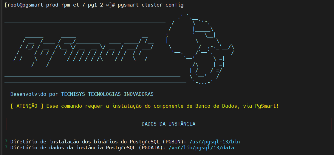 Listando regras de acesso cluster