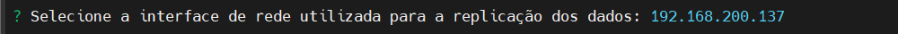 Interface de rede replicação dados