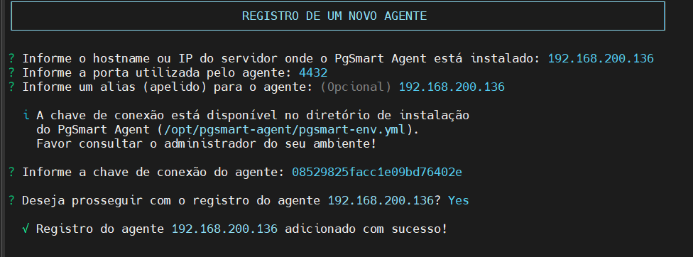 dados  do(s) Agente(s)