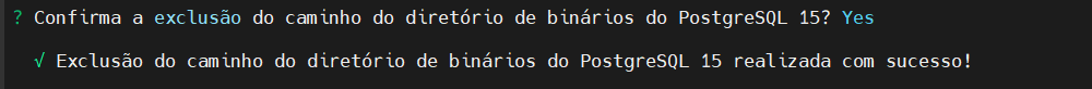 dados remoção RESULTADO