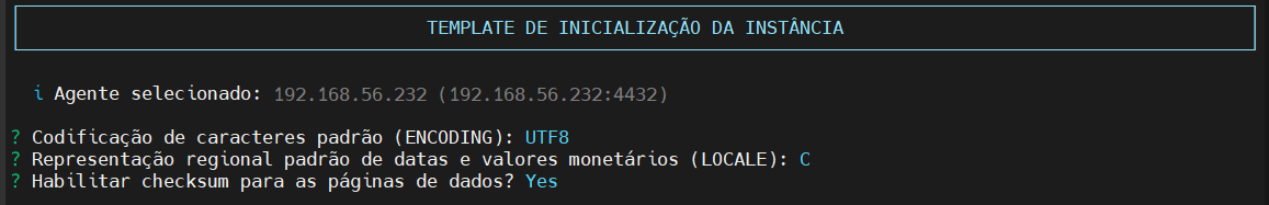 configura template de inicialização da instância