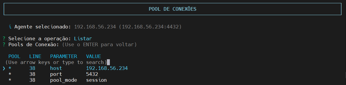 Lista pools