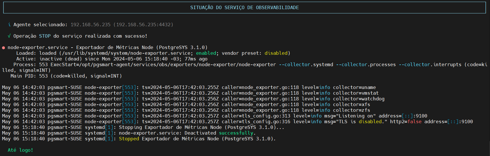 para o exporter node