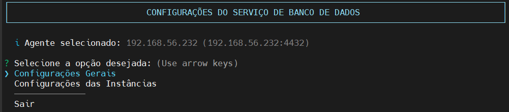 seleciona configurações gerais