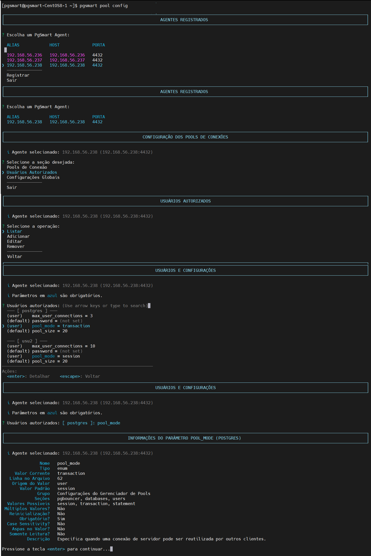 Figure 1 - Authorized Users - Parameter Consultation