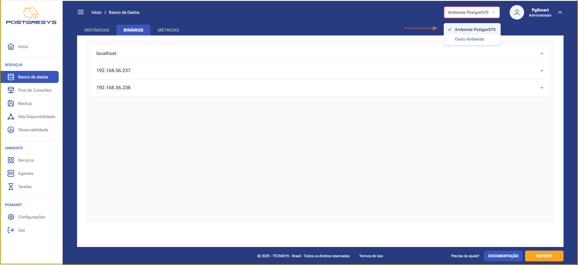 Figure 1 - Binary tab selection