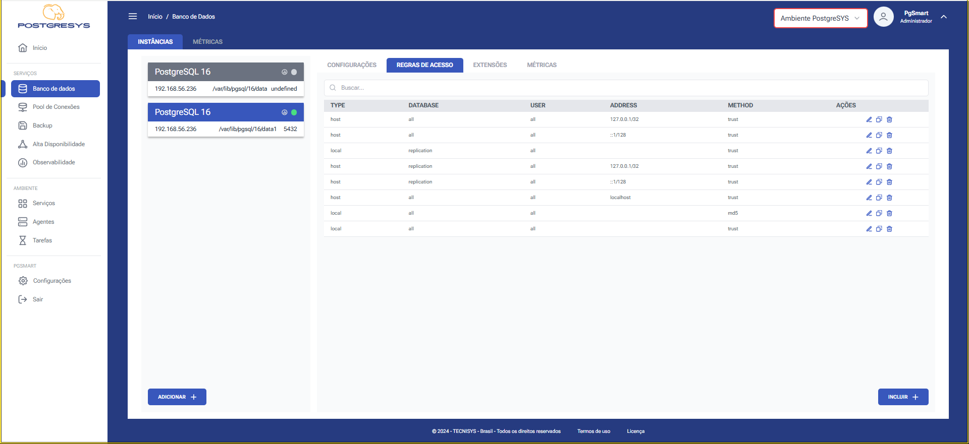Figure 1 - Select Access Rules option