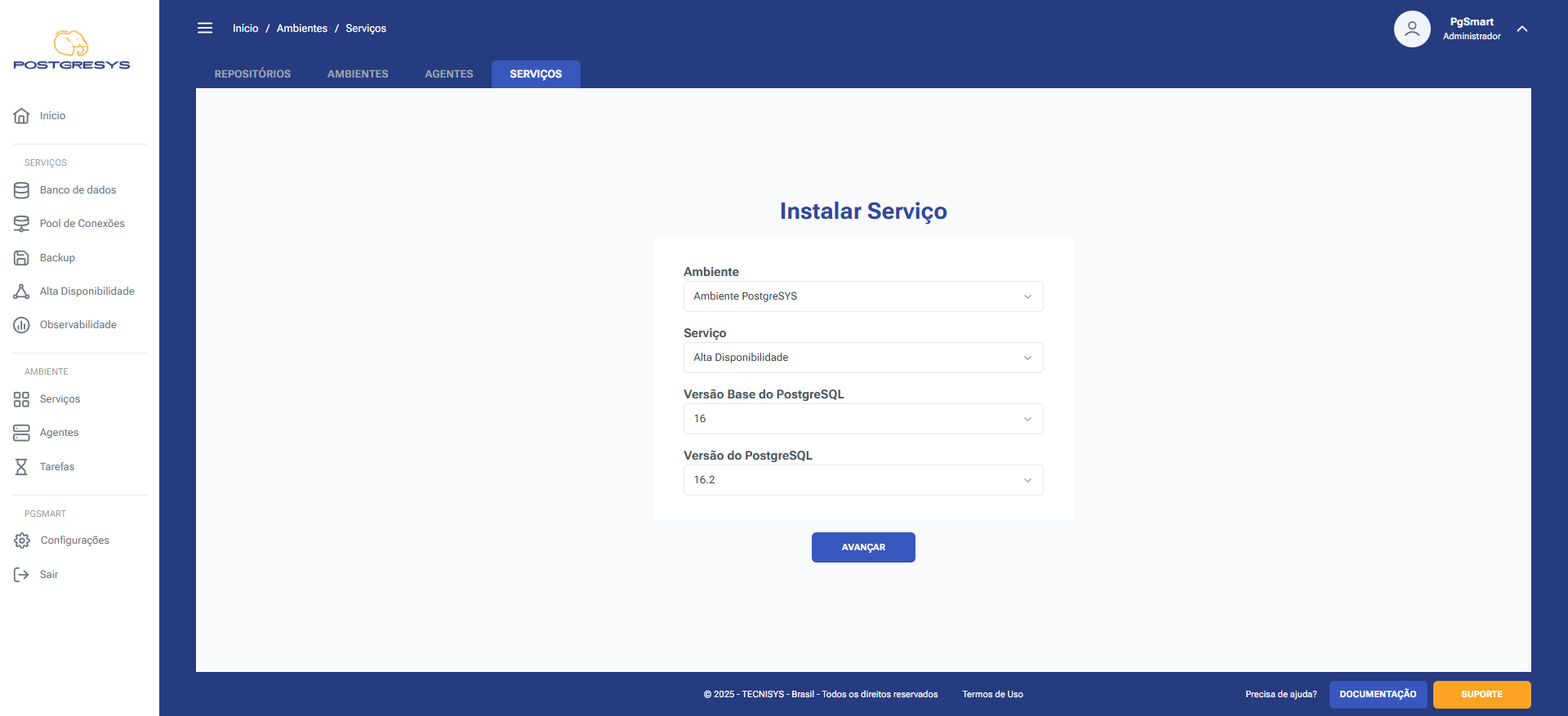 Figure 1 - High Availability Service Installation - Service Identification