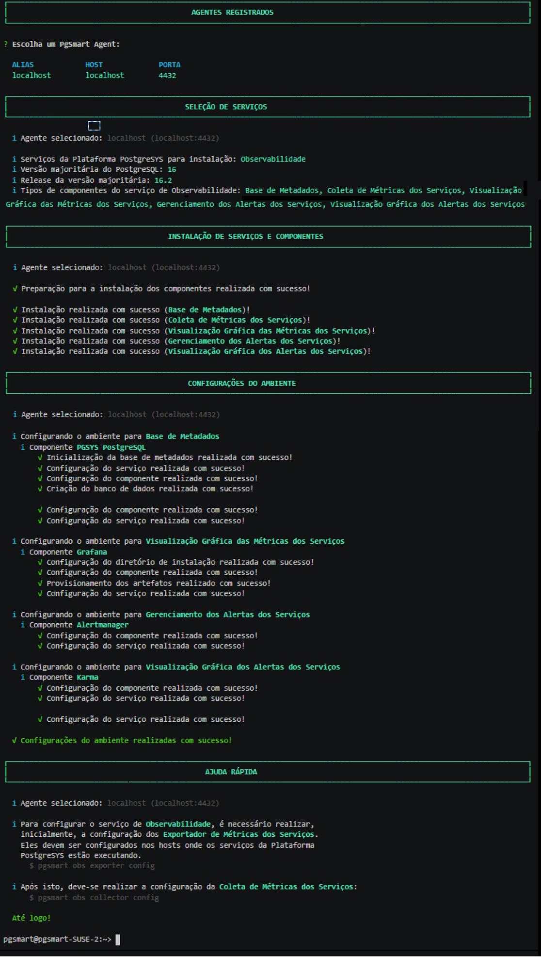 Figure 1 - Observability Installation - Non-Interactive