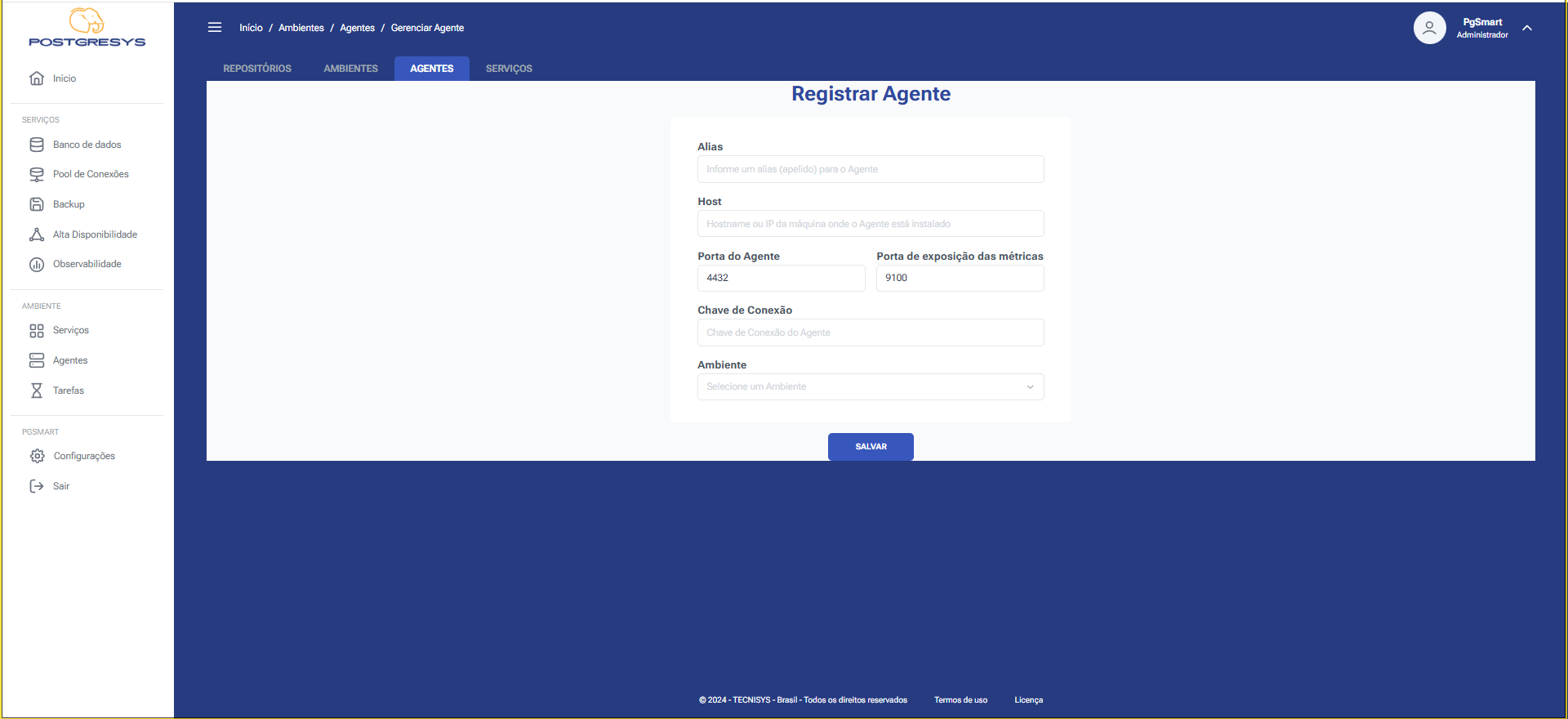 Figure 2 - Agent Registration