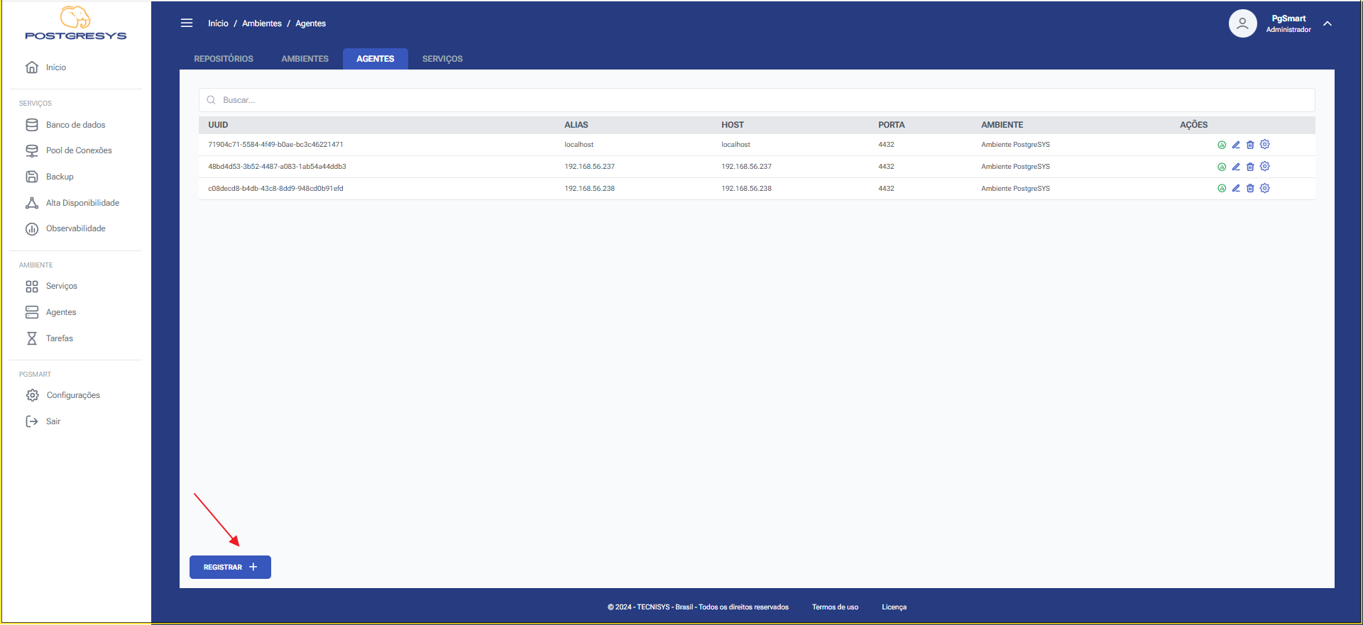 Figure 1 - Agent Registration - Option Selection
