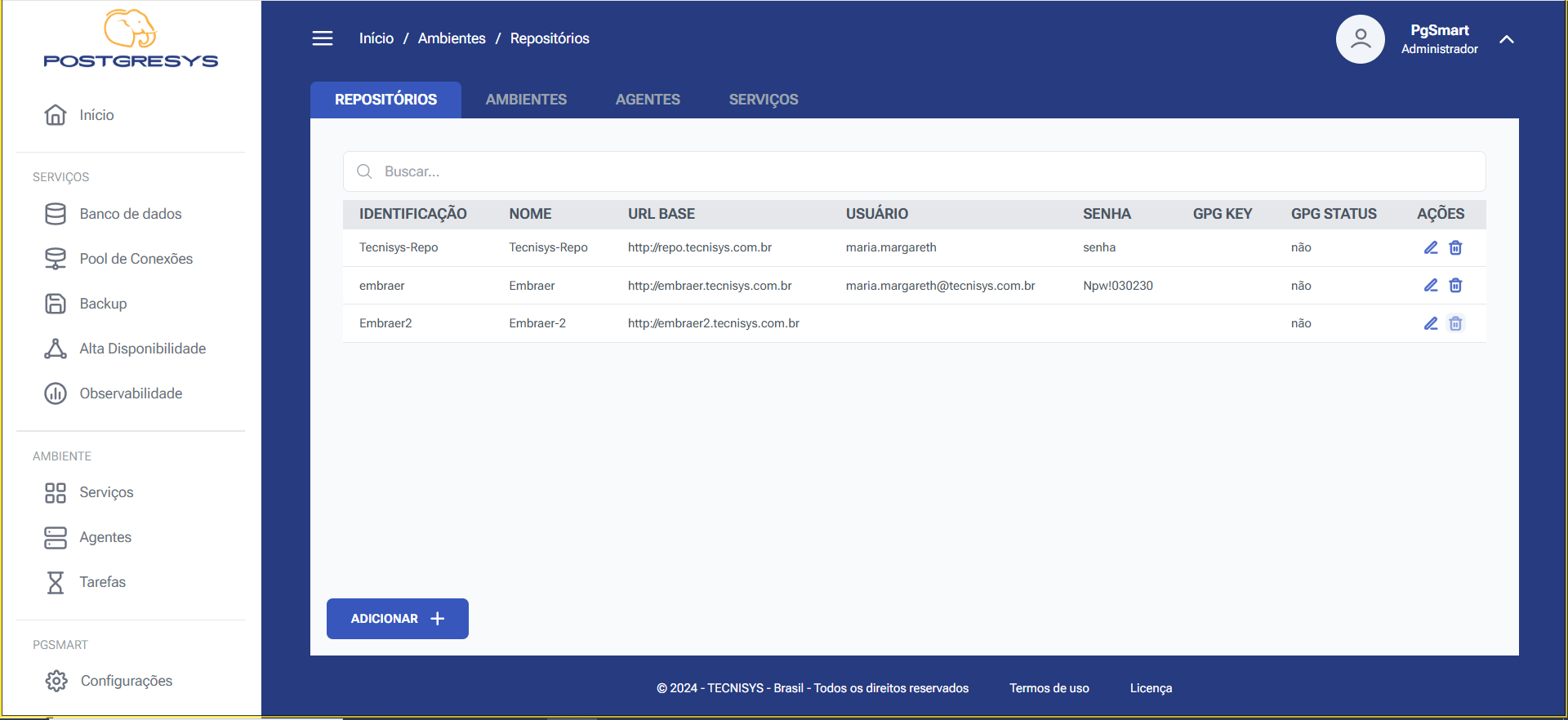 Figure 1 - Package Repository Installation - Option Selection