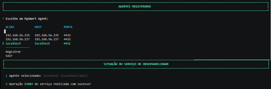 Figura 2 - Exportador de Métricas - indicator - Inicializa