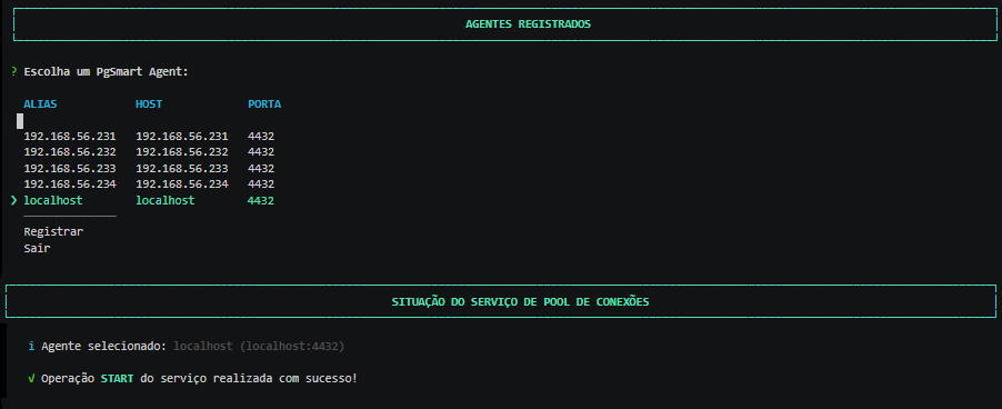 Figura 3 - Pool de Conexões - Inicializa