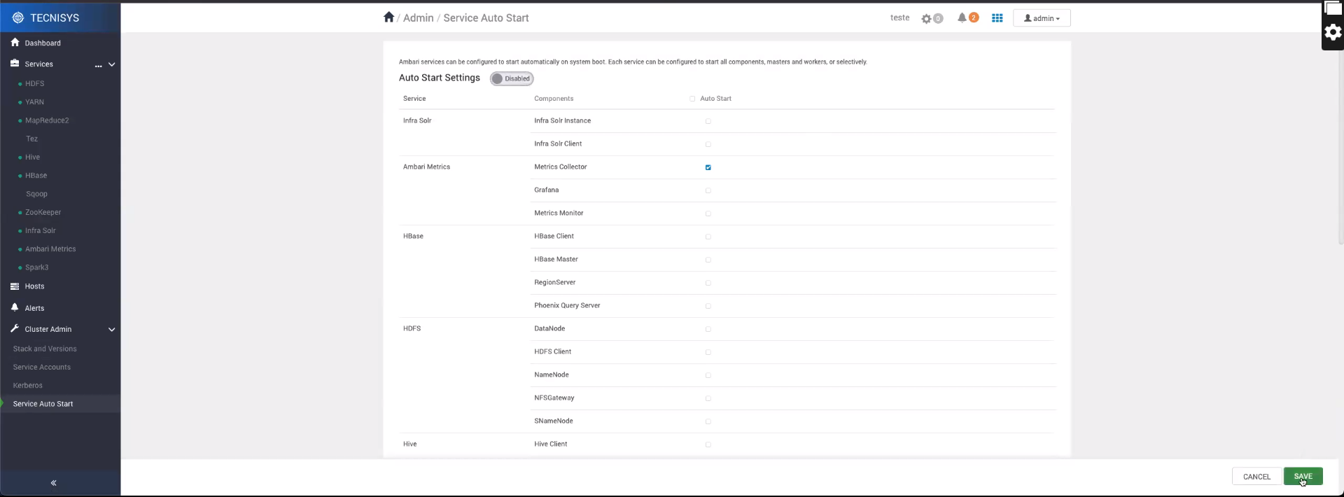 Figure 5 - Disabling Auto Start