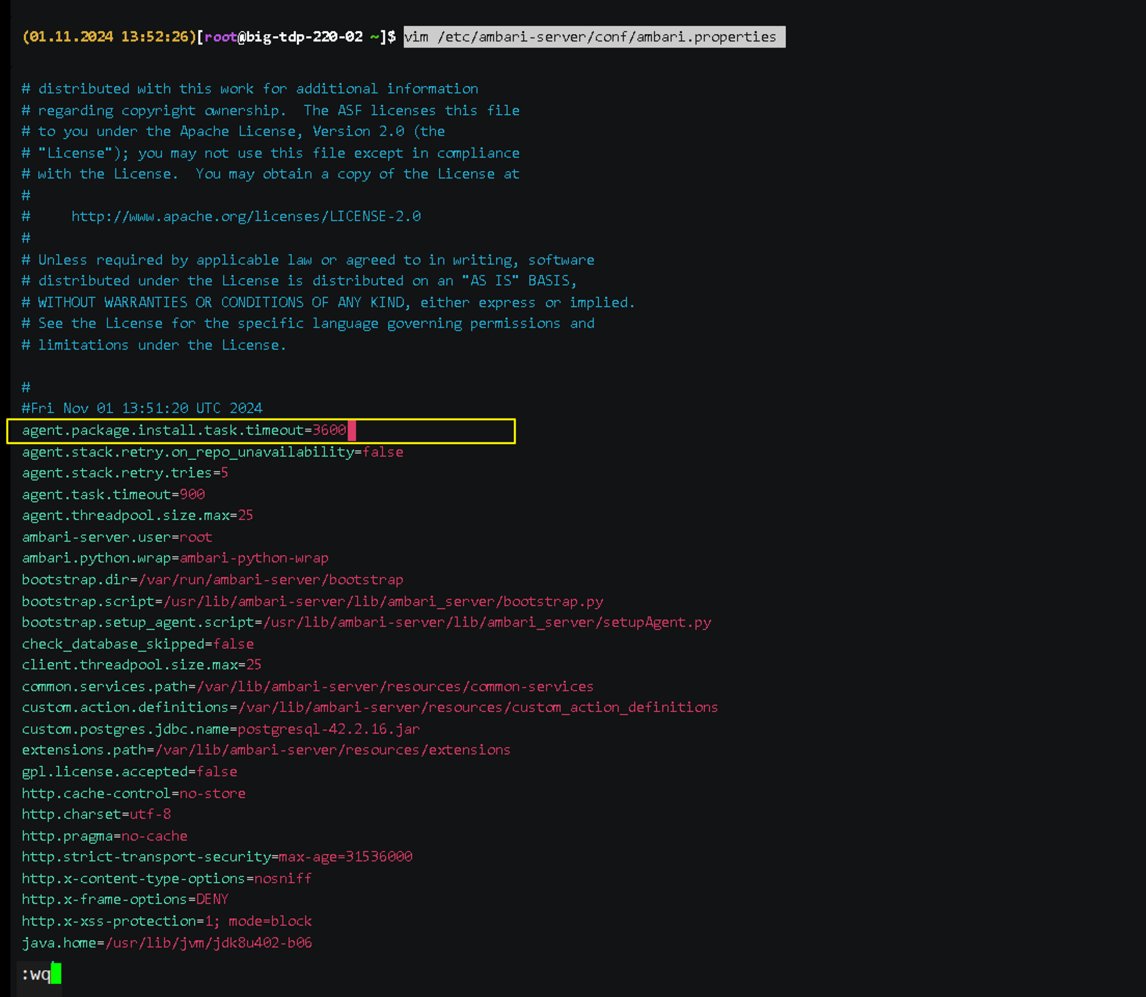 Figure 6 - Timeout adjustment