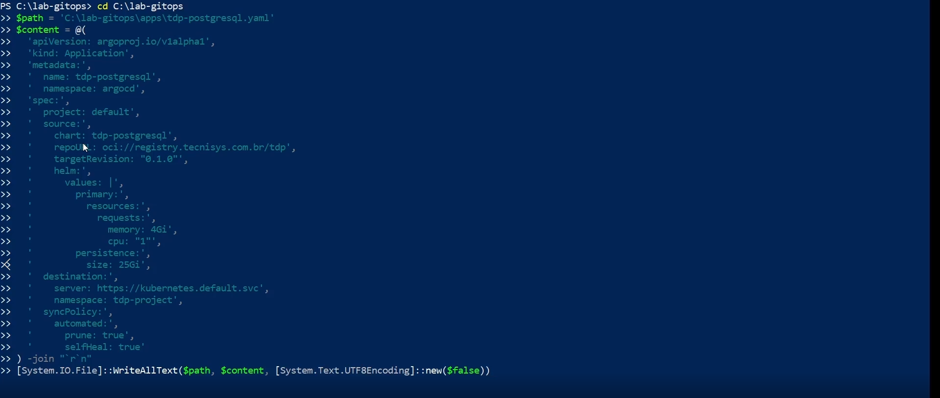 Figure 2 - Editing the Manifest - configuration
