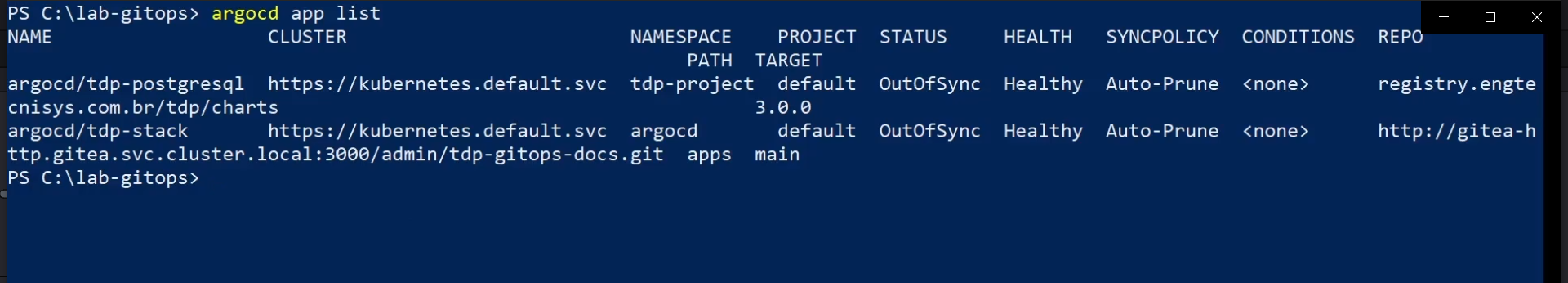 Figure 11 - Check Application status