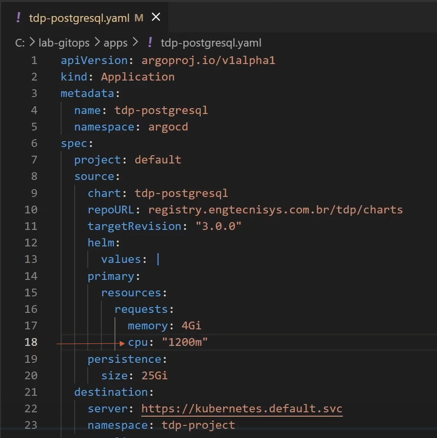 Figure 9 - Edit the values