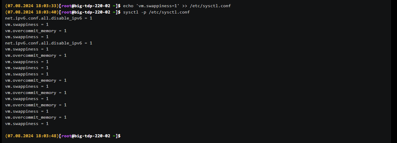 Figure 1 - Minimize swap