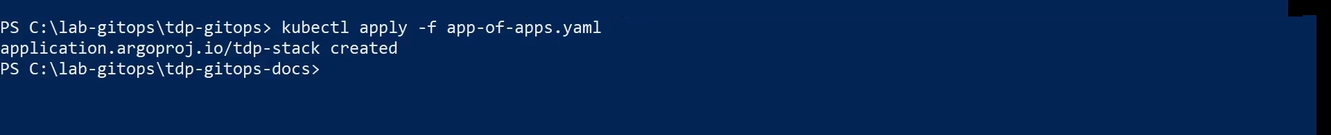 Figura 7 - Aplicando o ficheiro - exemplo