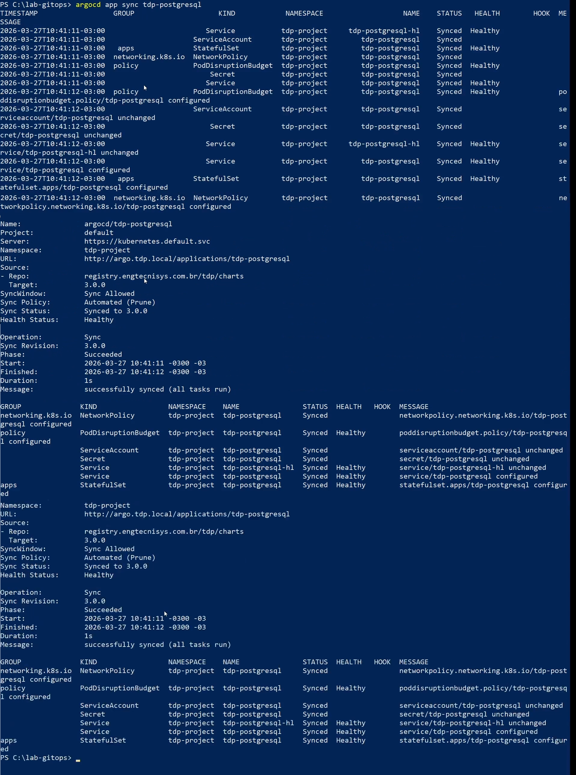 Figura 13 - Sincronização manual